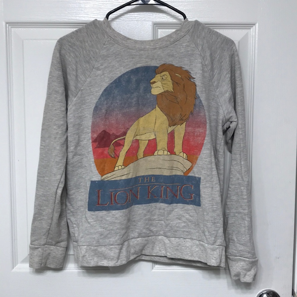 Disney lion king pullover sweatshirt